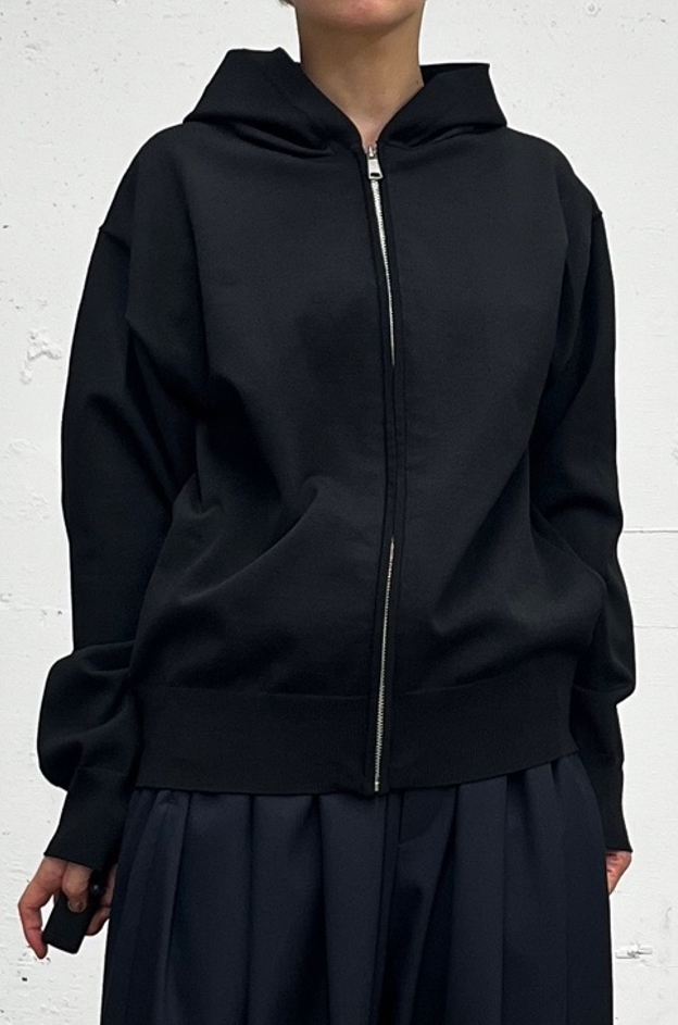 zip hooded knit P/O | ANOTHER LOUNGE