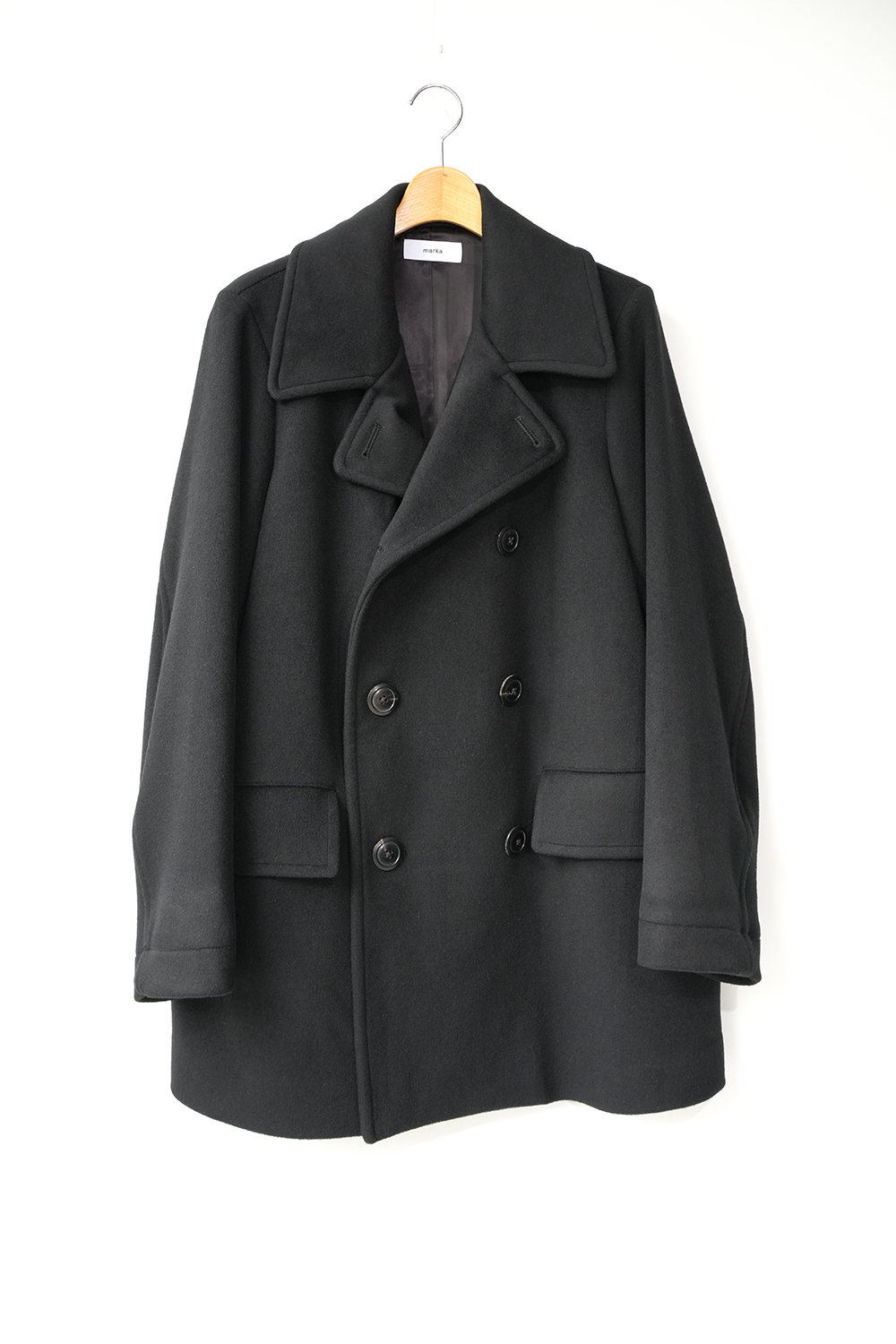 WOOL SILK CASHMERE BEAVER BRIDGE COAT