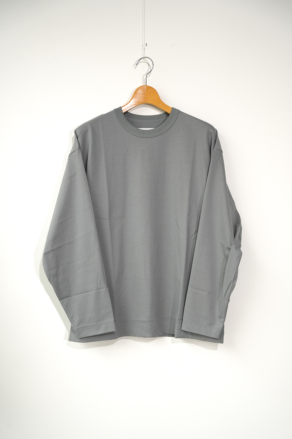 ORGANIC GIZA 60/3 SURVIVAL KNIT COMFORT FIT L/S Tee