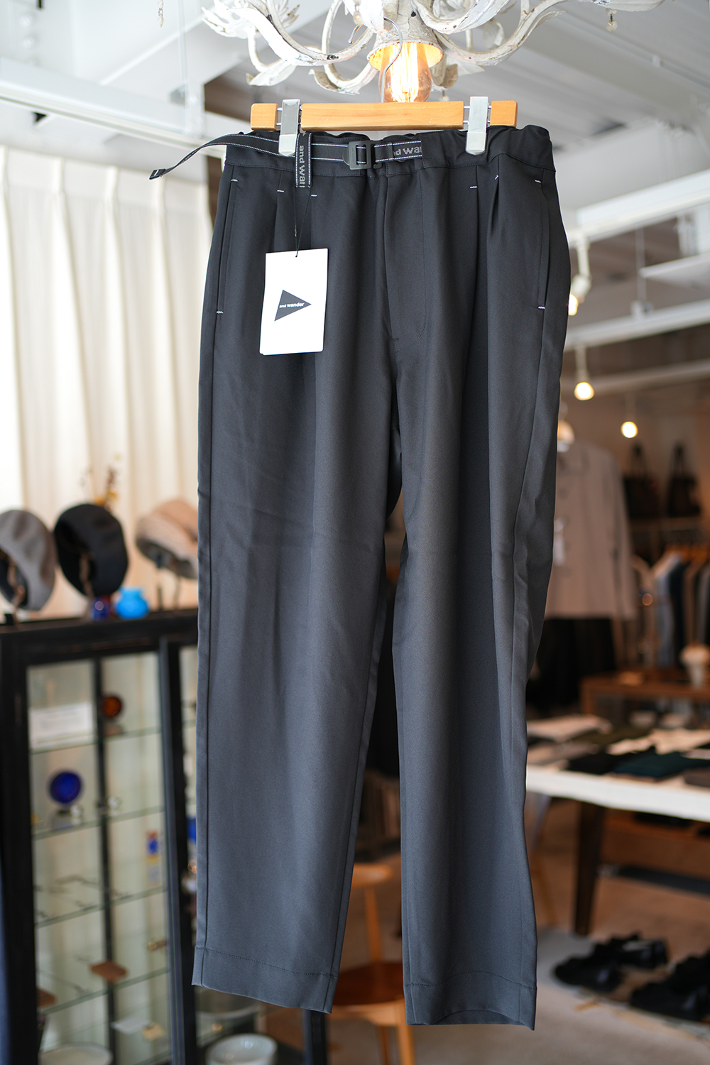 PE melange twill pants