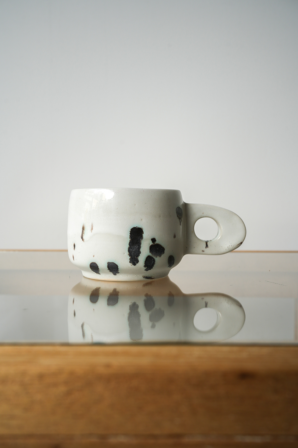 マグカップ 飛ばし釉