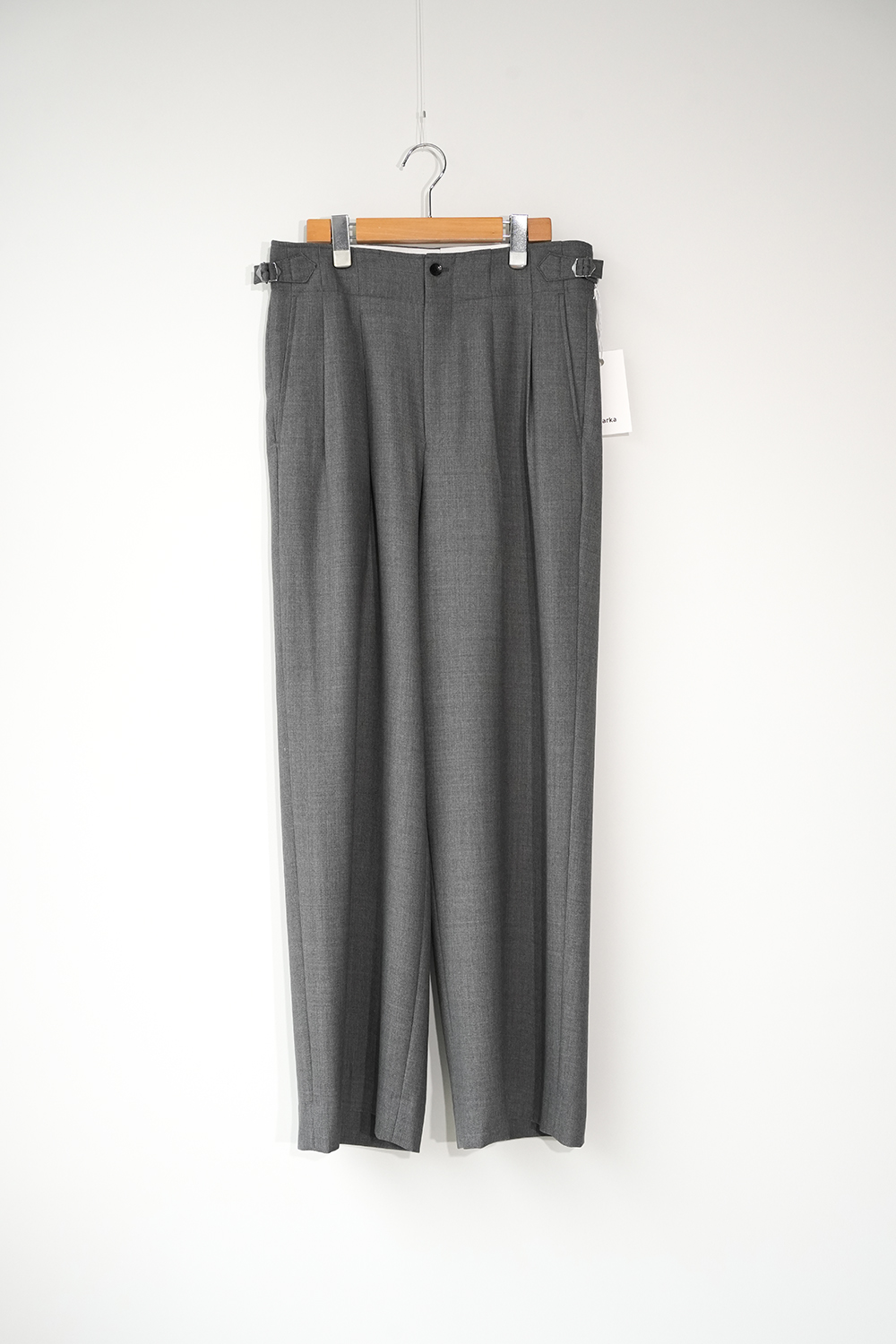 TWO TUCK MILITARY TROUSERS