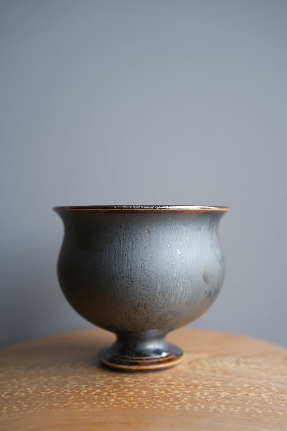 鉢 茶マンガン釉2