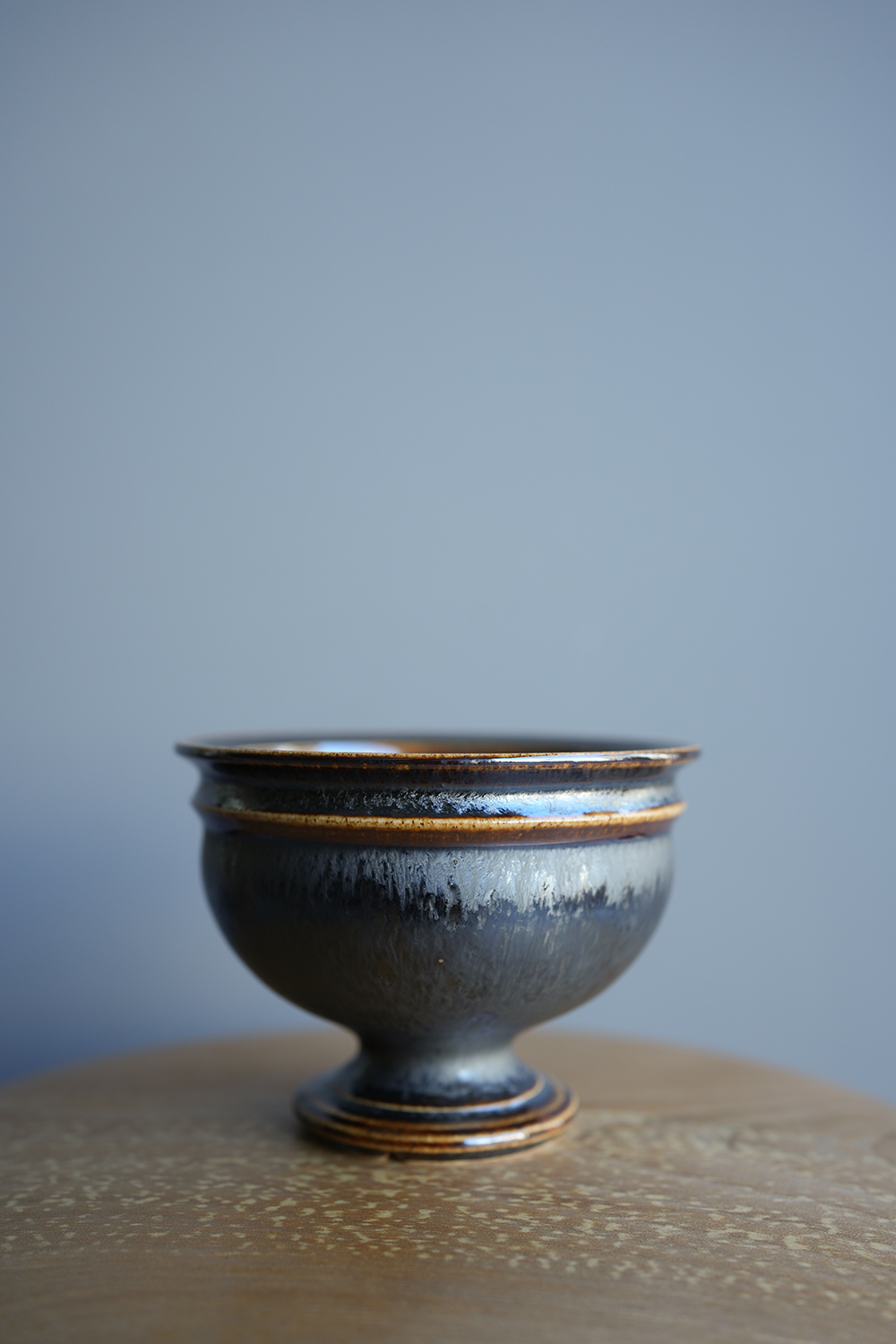 鉢 茶マンガン釉6