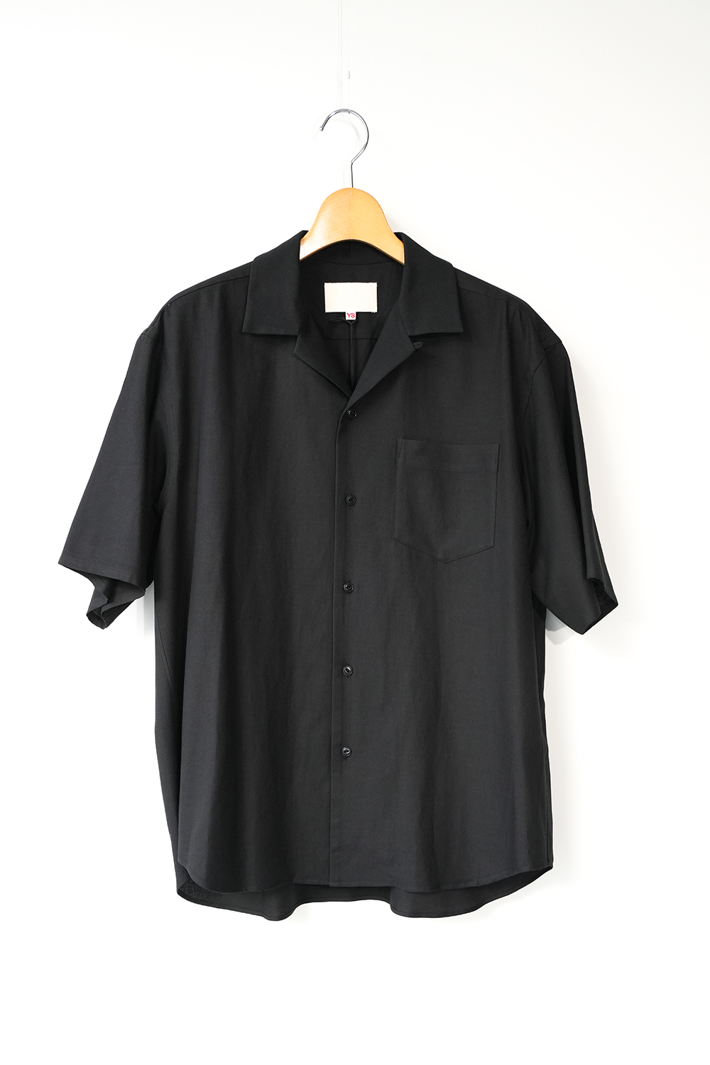 OPEN COLLAR S/ S SHIRT