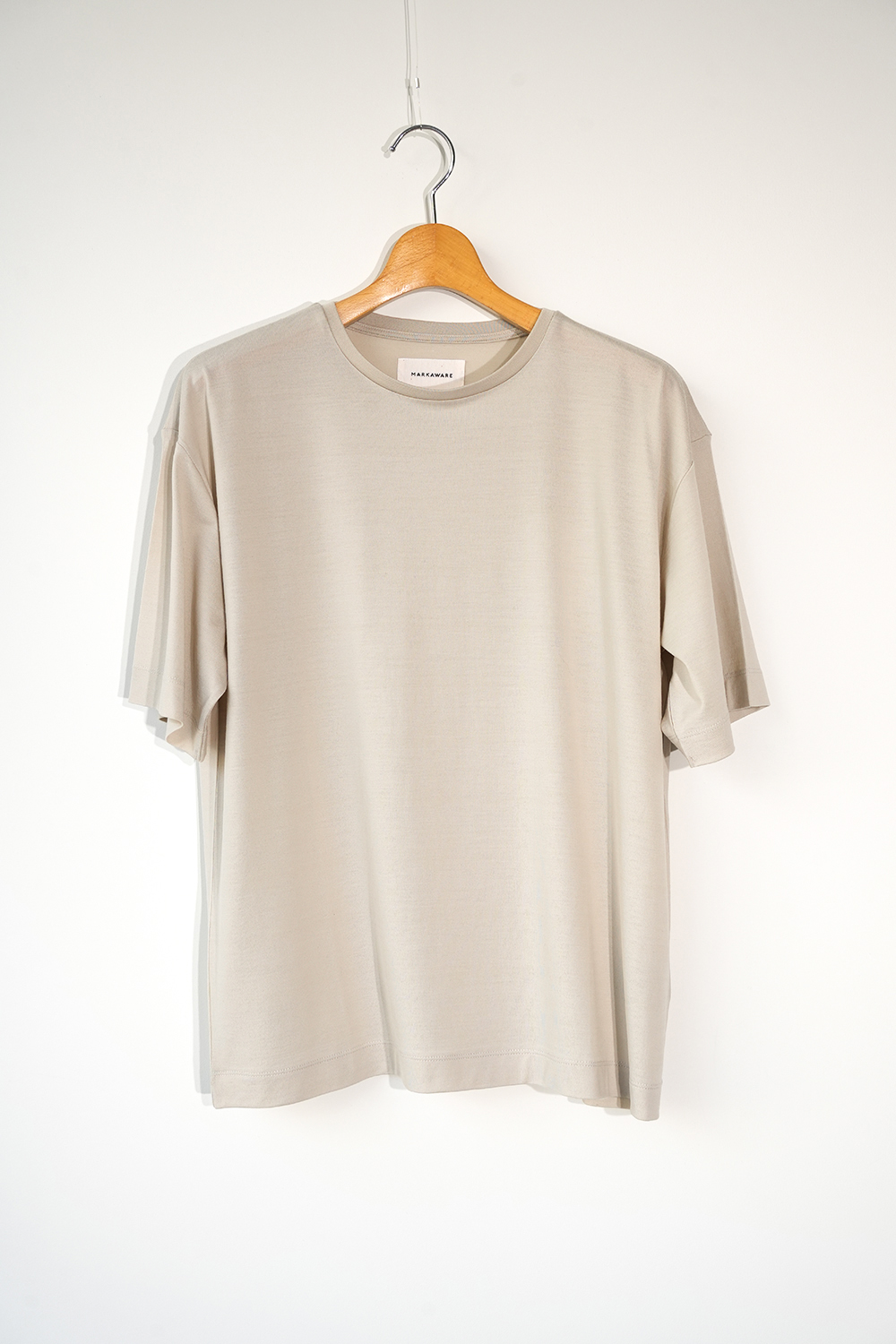 スーパー160sウール防縮天竺ショートスリーブTシャツ