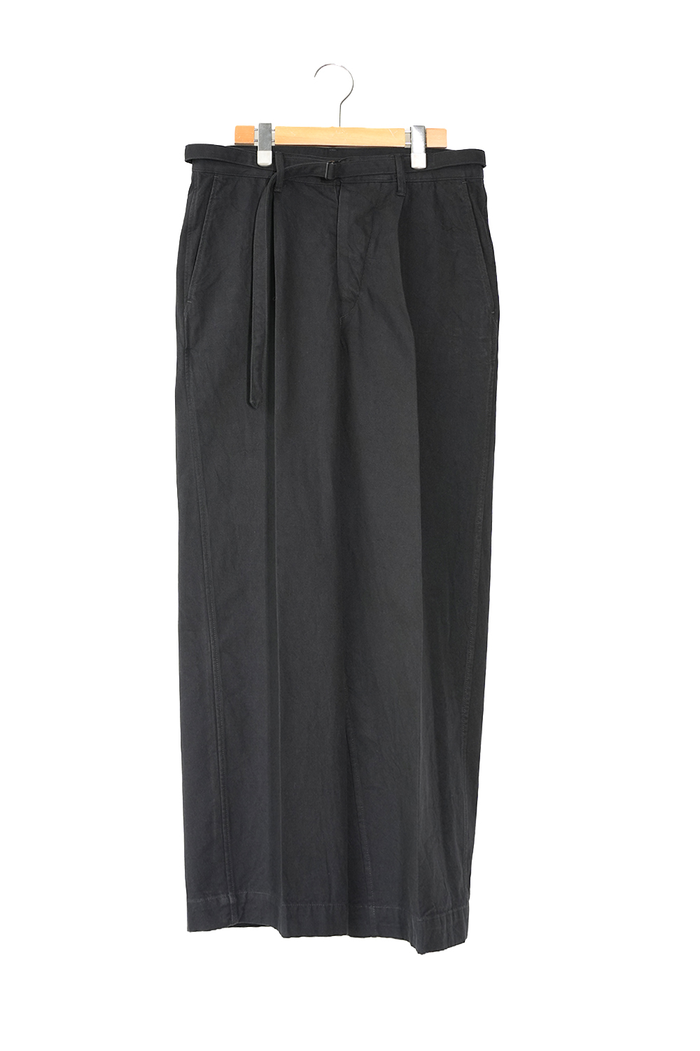 Hard Twist Gabardine Belted Trousers