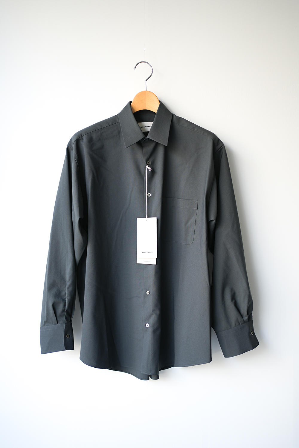 ORGANIC WOOL 2/80 TROPICAL COMFORT FIT SHIRT