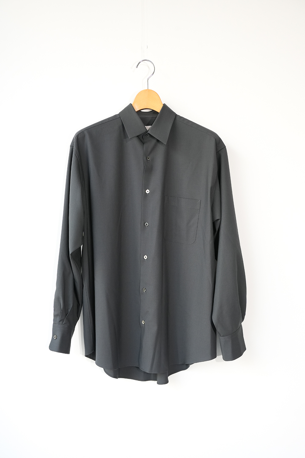 ORGANIC WOOL 2/80 TROPICAL COMFORT FIT SHIRT