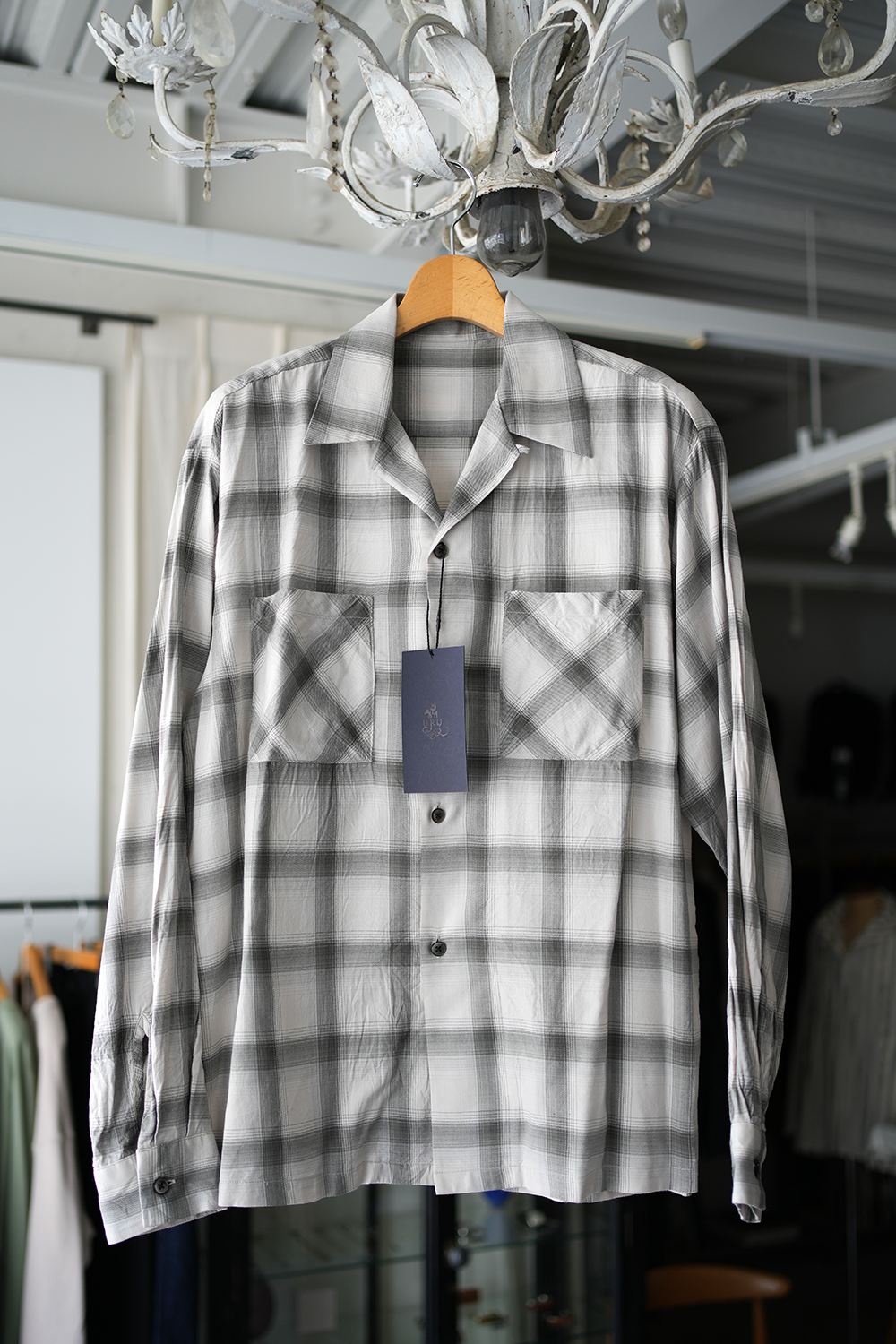 OPEN COLLAR L/S SHIRTS
