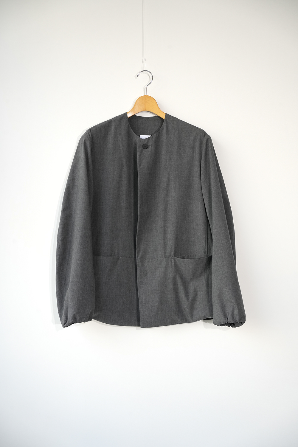 コンパクトスパンブロードノーカラージャケット