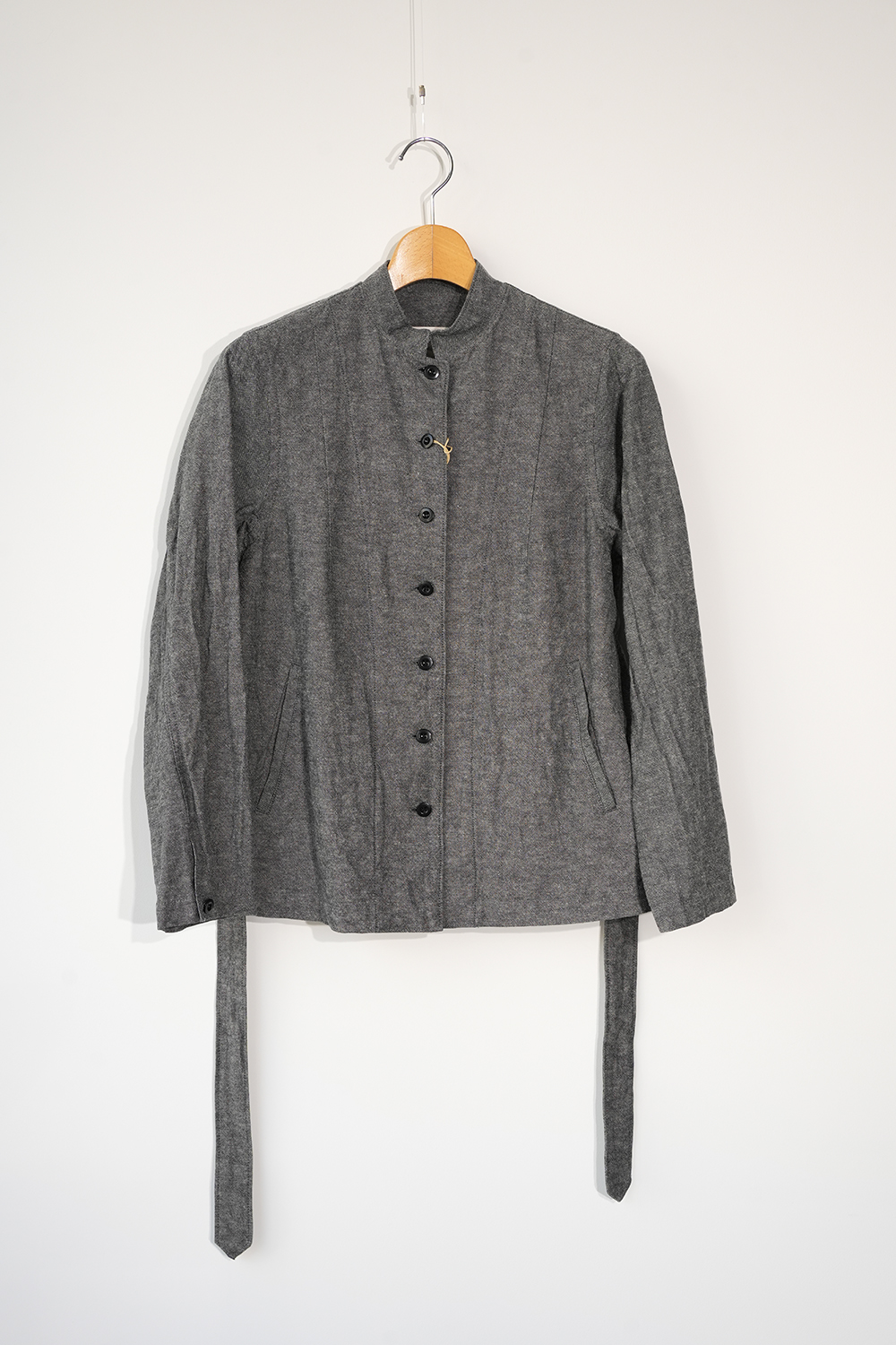 コットンリネンスタンドカラージャケット