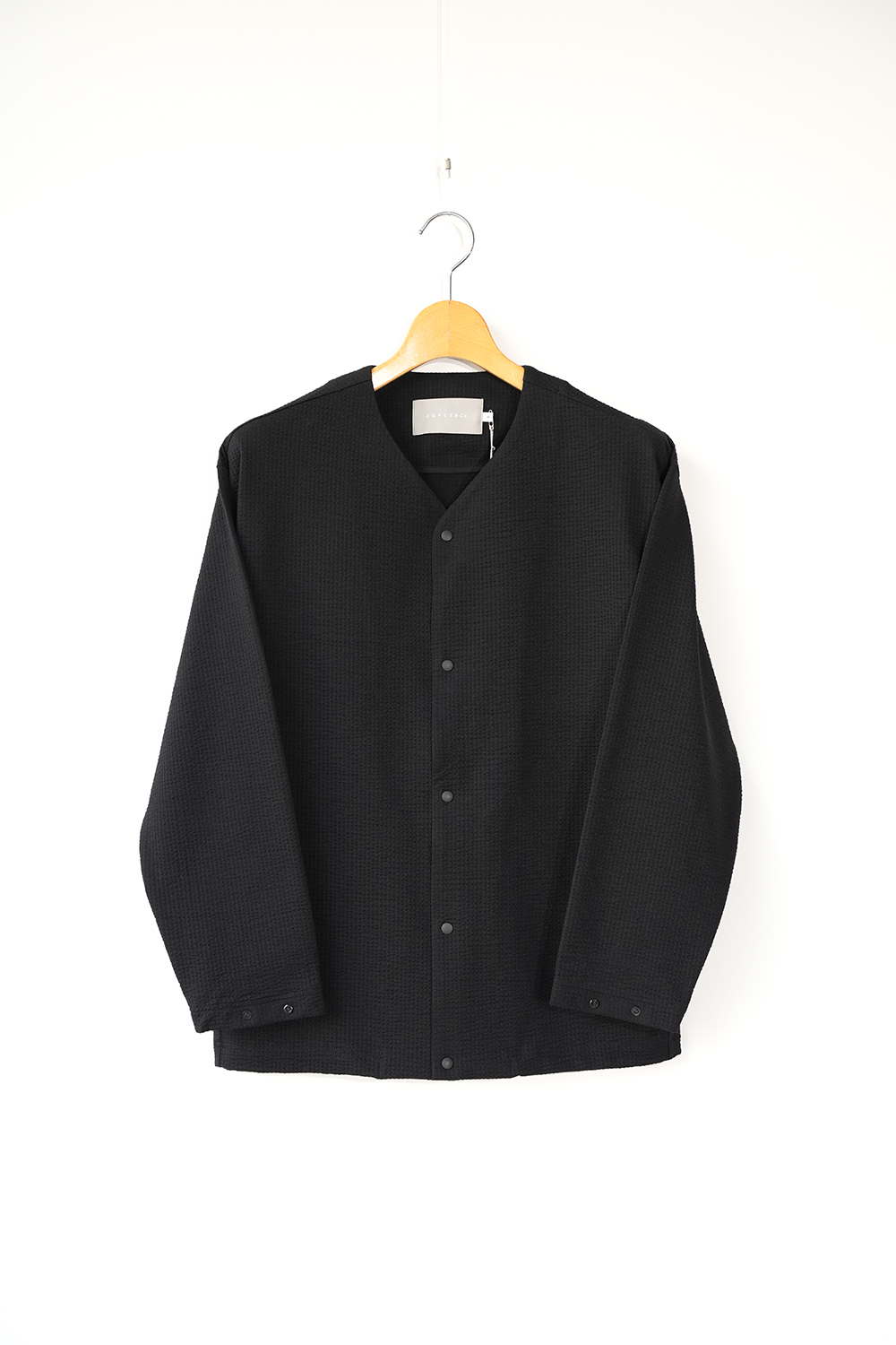 SEERSUCKER SNAP BUTTON CARDIGAN