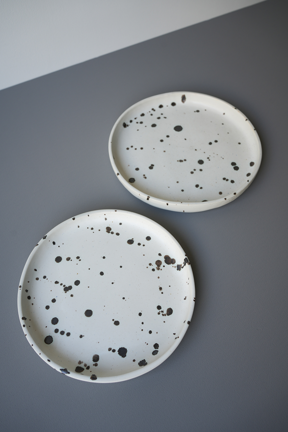 リム皿 飛ばし釉