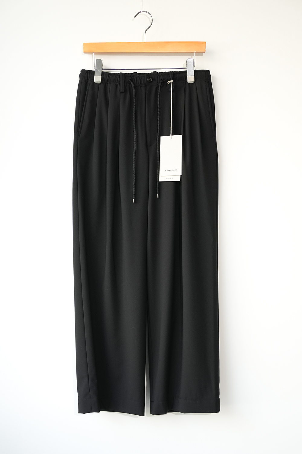 オーガニックウール2/80トロピカルトリプルプリーテッドイージートラウザーズ