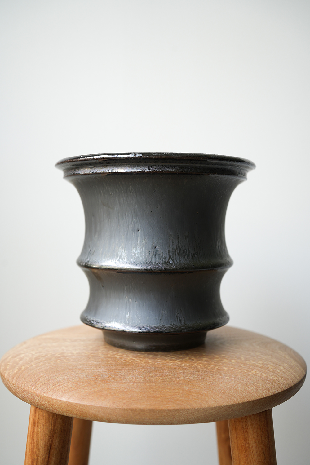 鉢 マンガン釉1