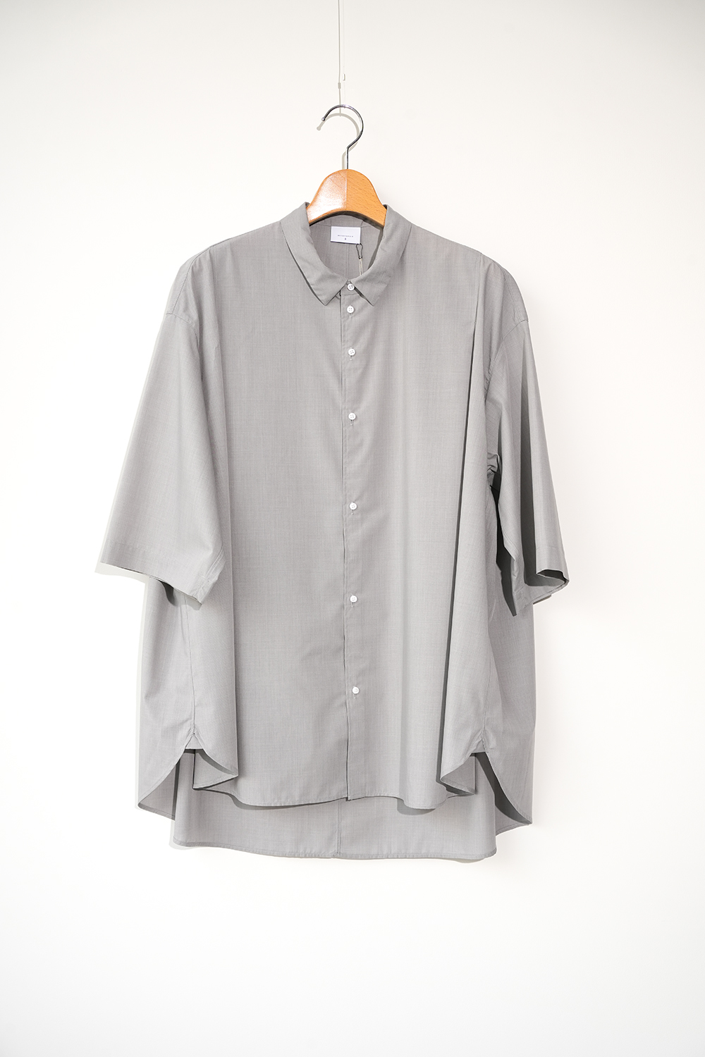 コンパクトスパンブロードカタッタク6分袖シャツ