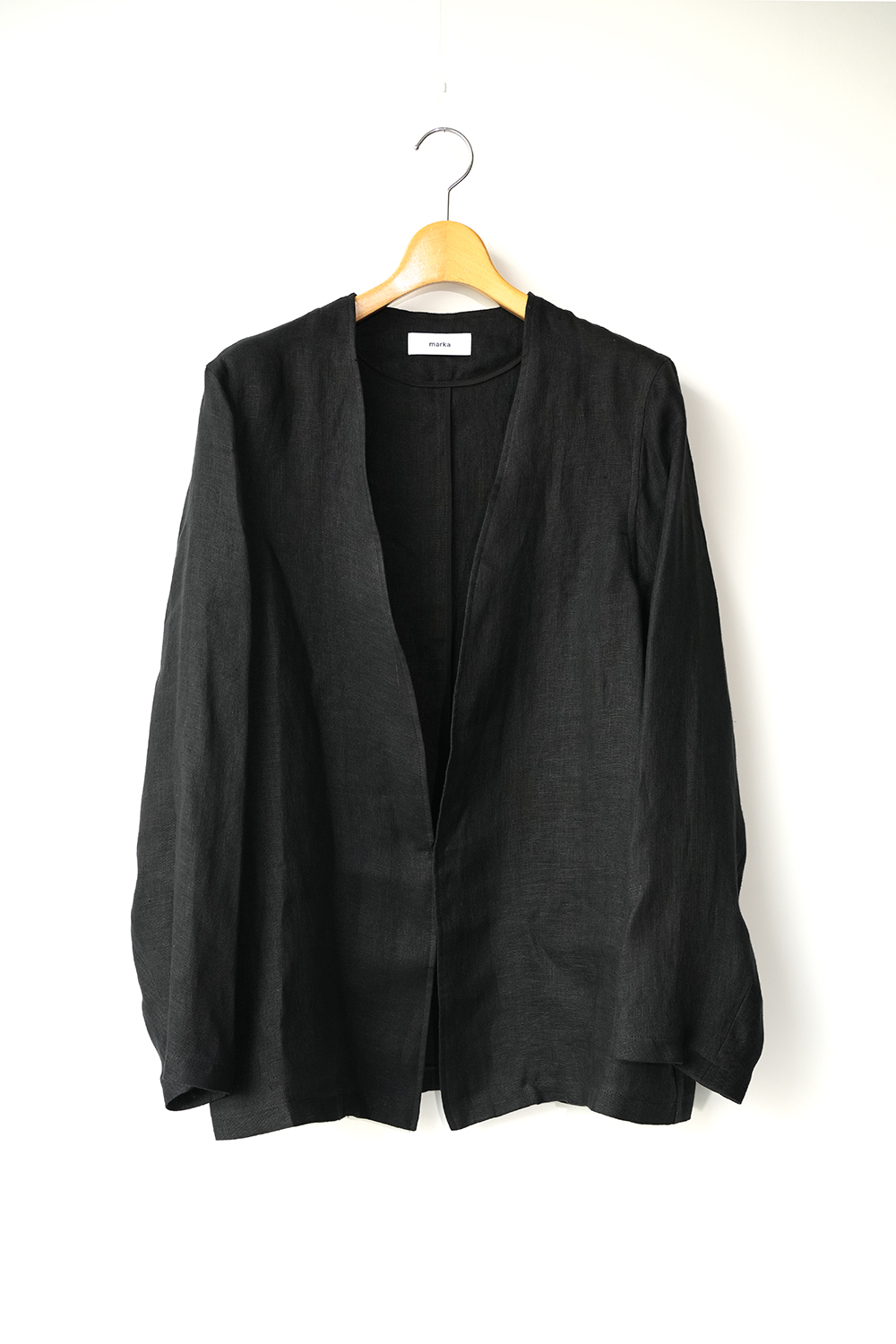 LINEN GAUZE DOUBLE CLOTH MINIMALIST JACKET