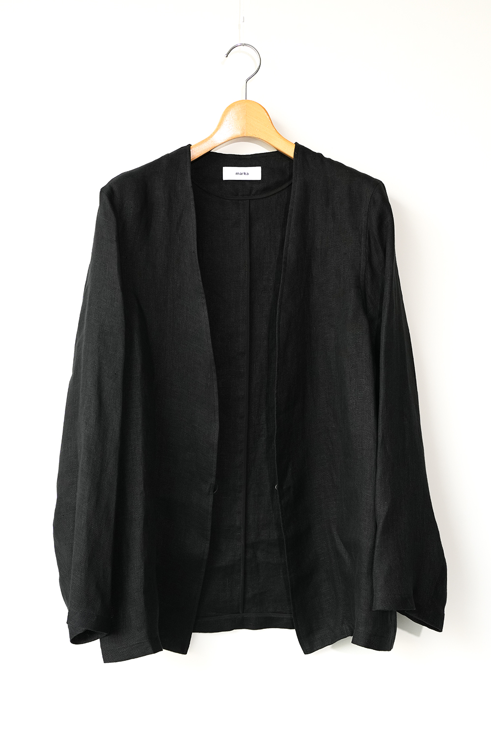 LINEN GAUZE DOUBLE CLOTH MINIMALIST JACKET | ANOTHER LOUNGE