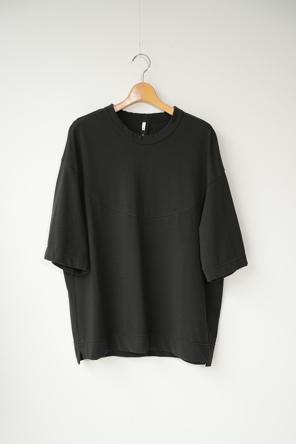 強撚ヘビーコットン天竺アークヨークTシャツ