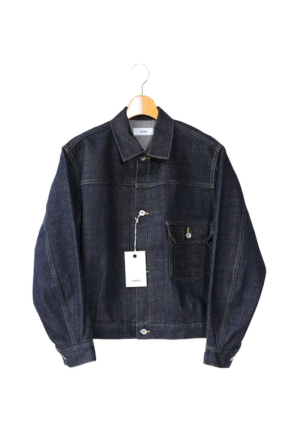 オーガニックコットン13.5ozセルビッチデニムType-1デニムジャケット