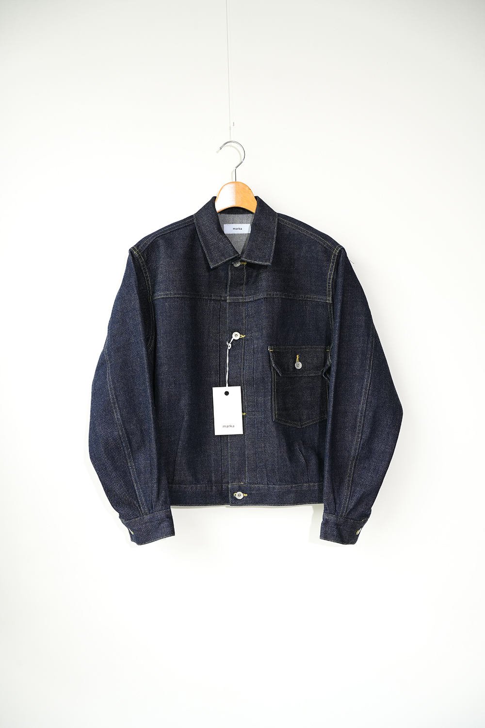 オーガニックコットン13.5ozセルビッチデニムType-1デニムジャケット