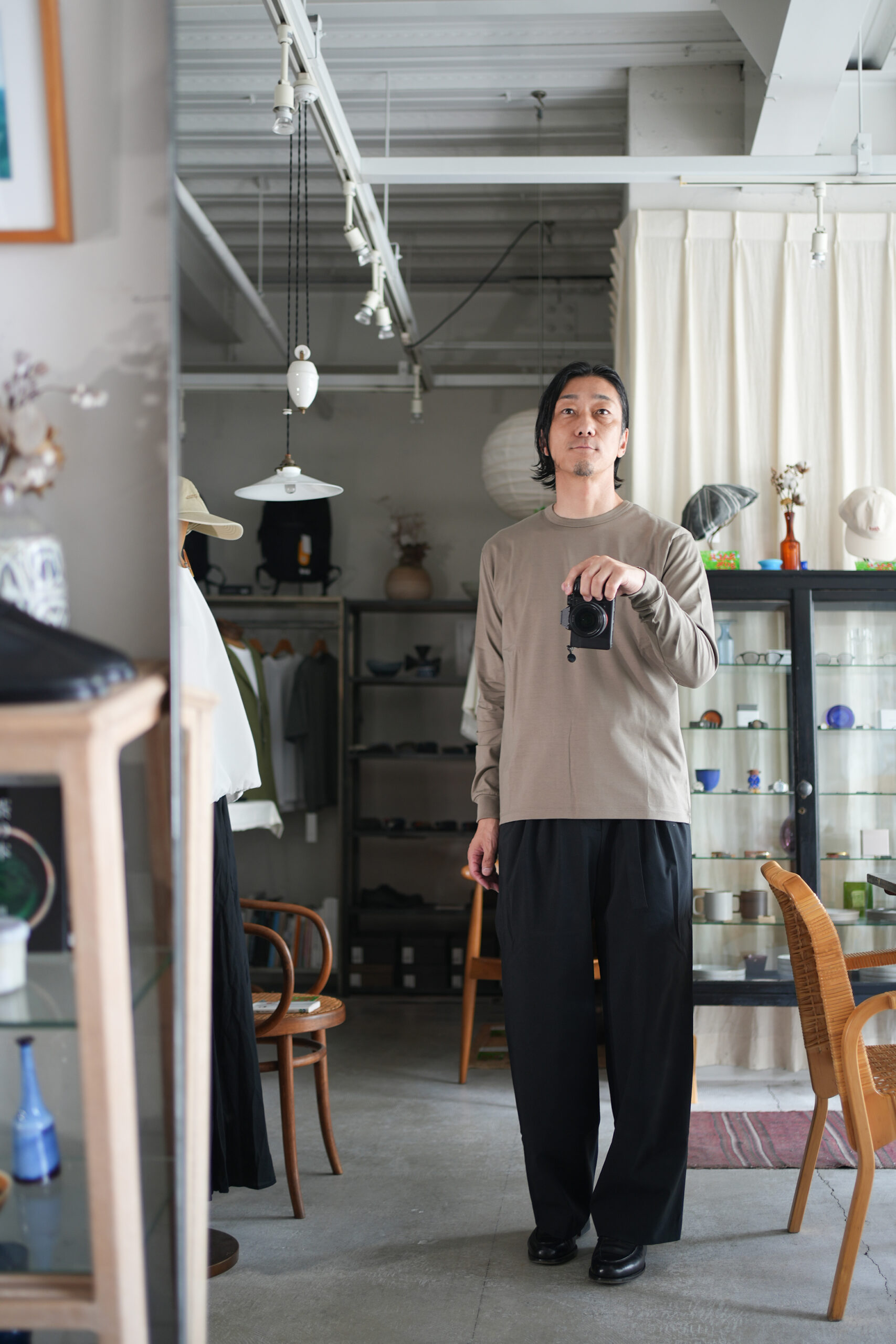 MARKAWARE」オーガニックGIZA 60/3天竺 サバイバルクロス L/S