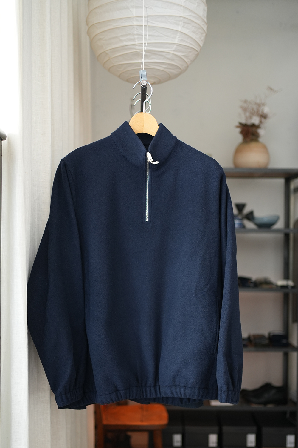 BRUSHED WOOL PULLOVER