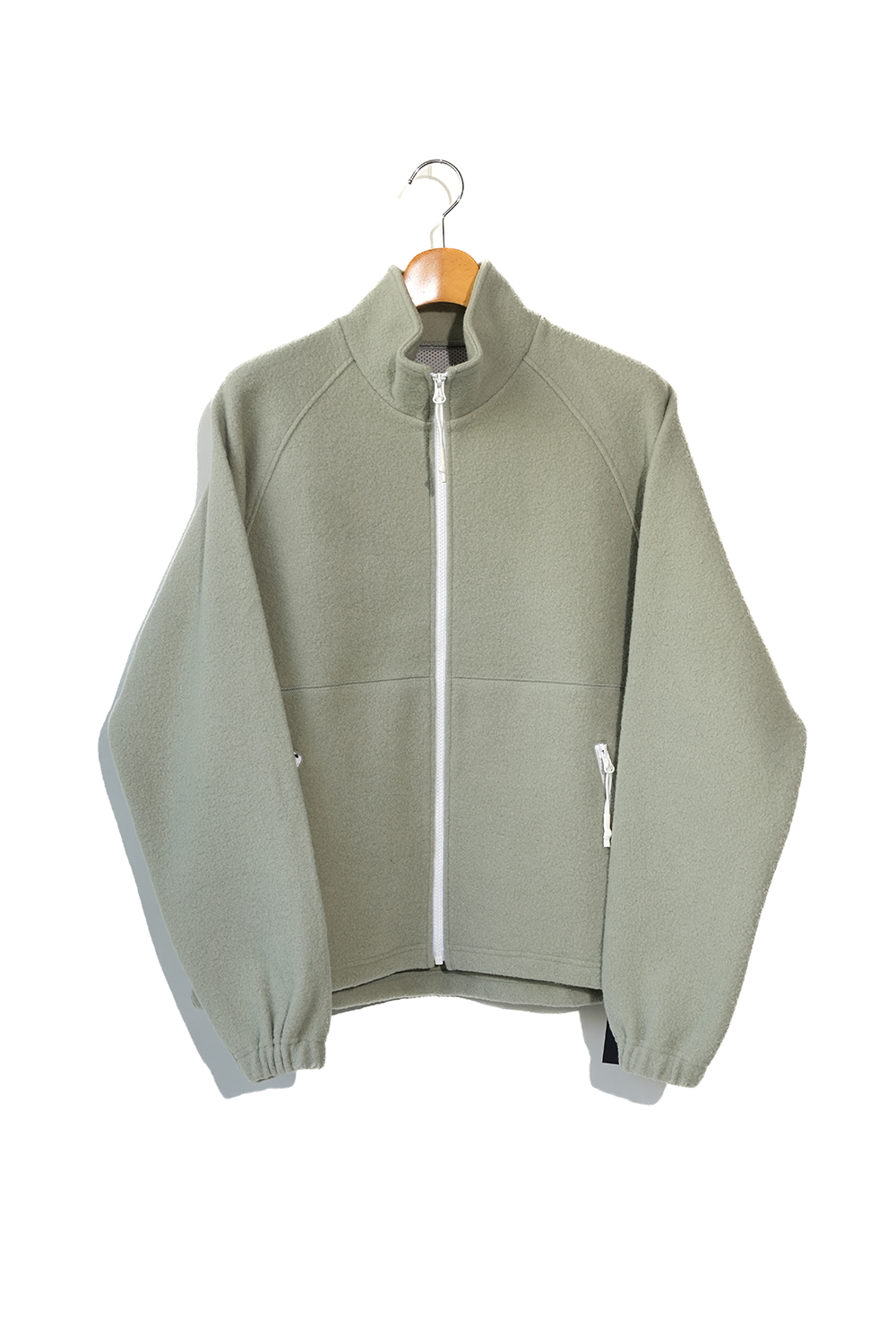 PILE KNIT ZIP UP BLOUSON