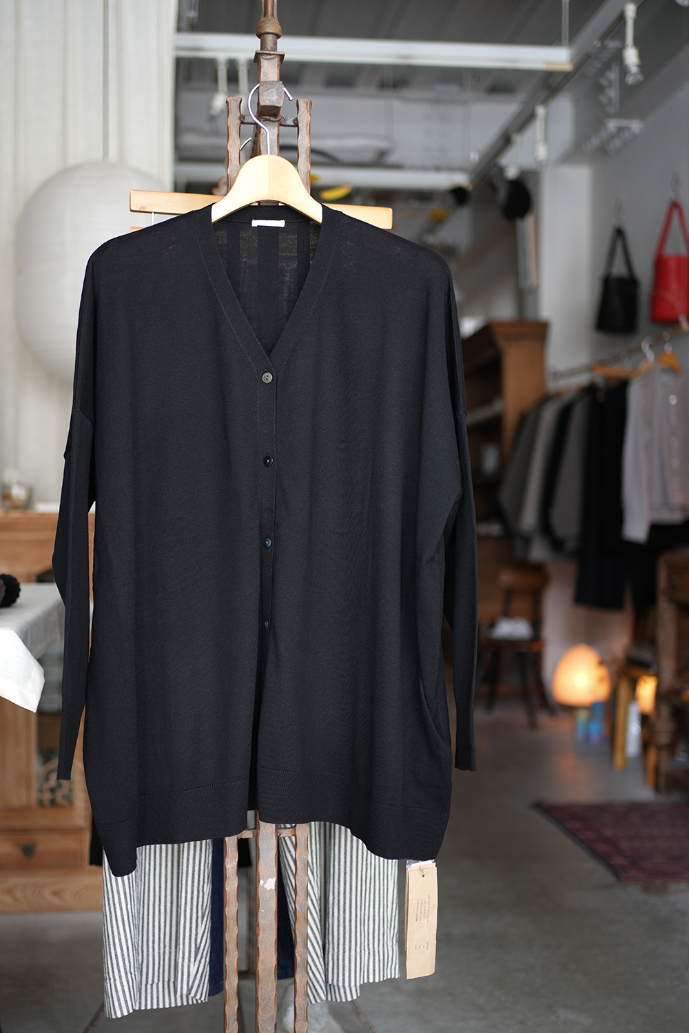 wide knit cardigan