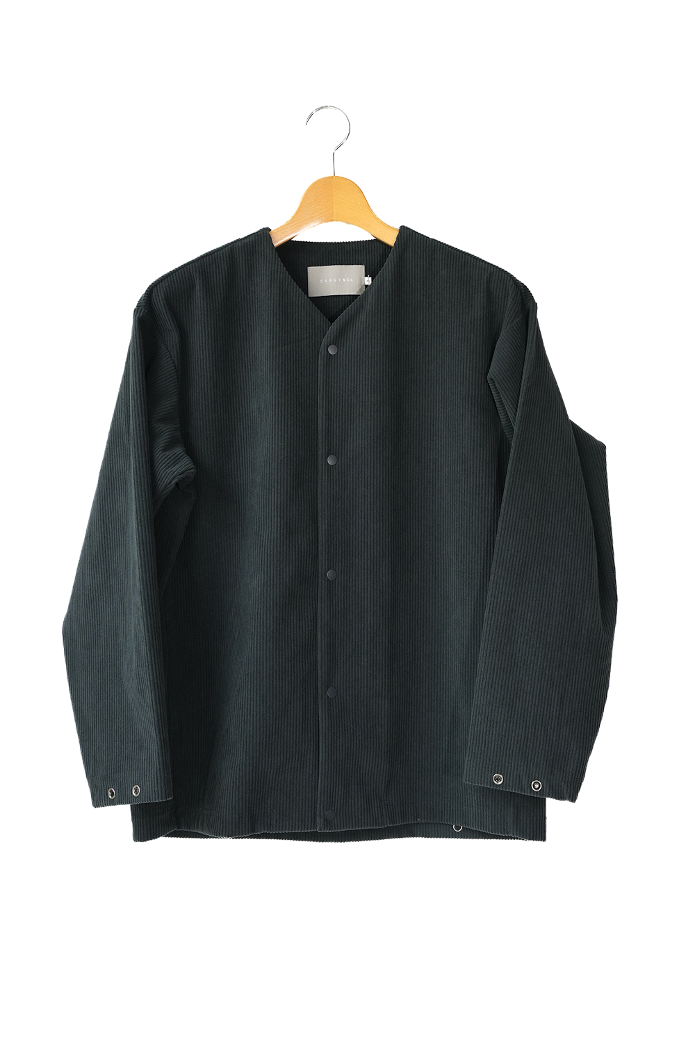 TRICOT CORDUROY SNAP BUTTON CARDIE