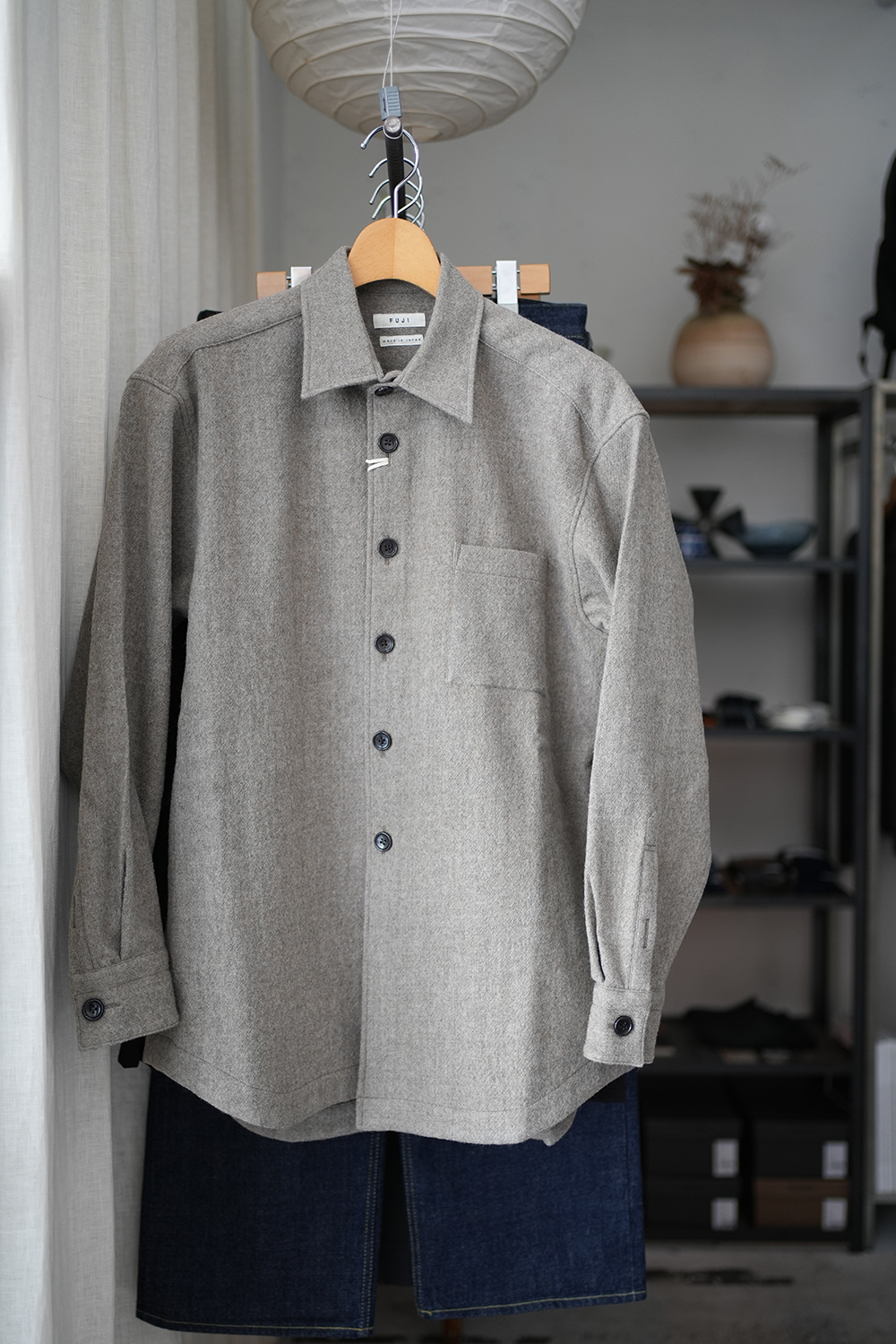 WOOL SHIRT JACKET