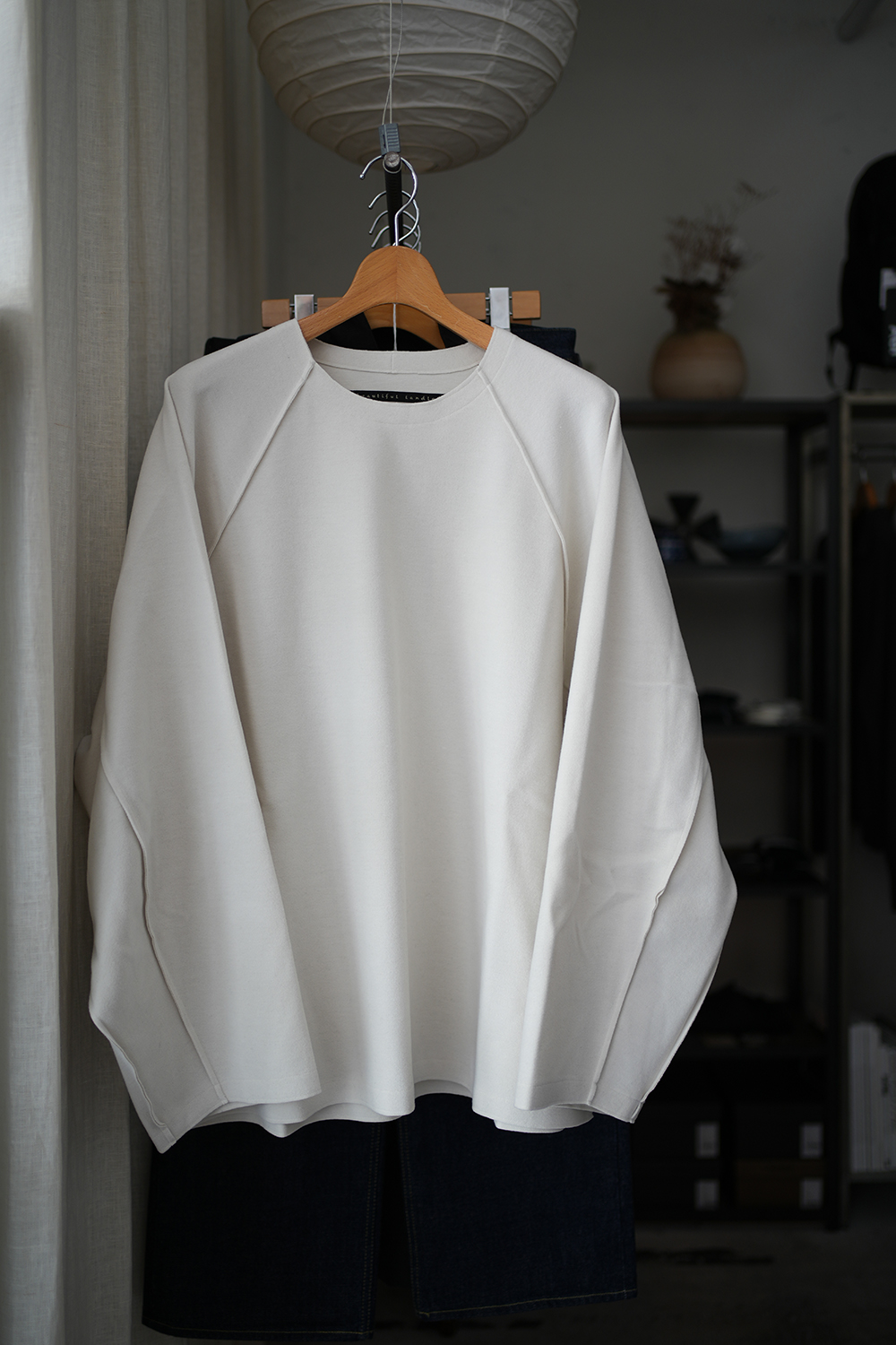 WOOLLET CUT-OFF LONG SLEEVE – straight
