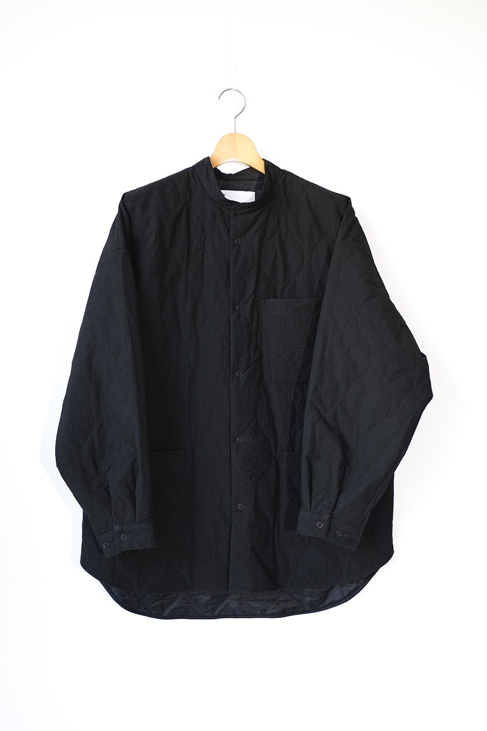 THIN QUILT SHACKET stand collar